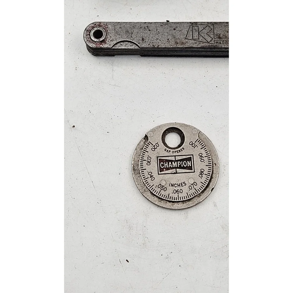Craftsman 36 Blade + Kaster Gap Tool Retro + CHAMPION SPARK PLUG TAPER GAP...